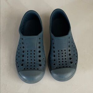 Native toddler navy blue Slip-On Shoes- size 9